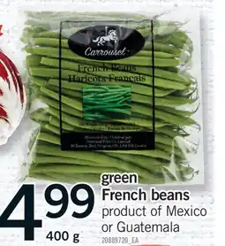 Fortinos GREEN FRENCH BEANS, 400 g offer
