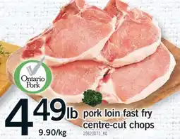 Fortinos PORK LOIN FAST FRY CENTRE-CUT CHOPS offer
