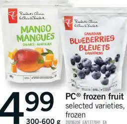 Fortinos PC FROZEN FRUIT, 300-600 g offer