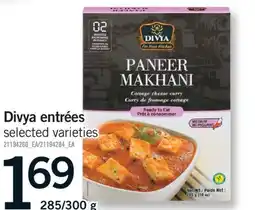 Fortinos DIVYA ENTRÉES, 285/300 g offer