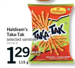 Fortinos HALDIRAM'S TAKA-TAK, 115 G offer