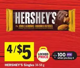 Foodland HERSHEY'S Singles offer