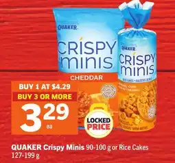 Foodland QUAKER Crispy Minis offer