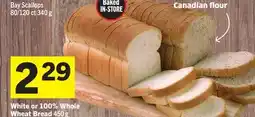Foodland White or 100% Whole Wheat Bread offer