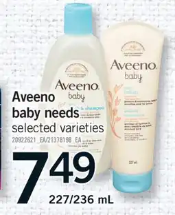 Fortinos AVEENO BABY NEEDS, 227/236 ML offer