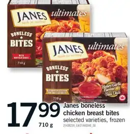 Fortinos JANES BONELESS CHICKEN BREAST BITES, 710 G offer