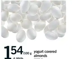 Fortinos YOGURT COVERED ALMONDS offer