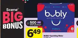 Foodland BUBLY Sparkling Water offer