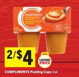 Foodland COMPLIMENTS Pudding Cups offer