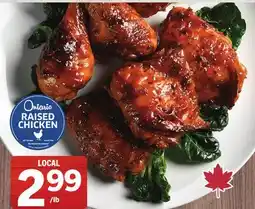 Foodland Air-Chilled Chicken Drumsticks or Thighs offer