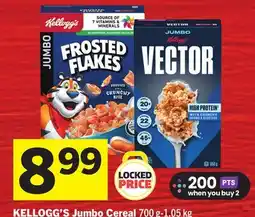 Foodland KELLOGG'S Jumbo Cereal offer