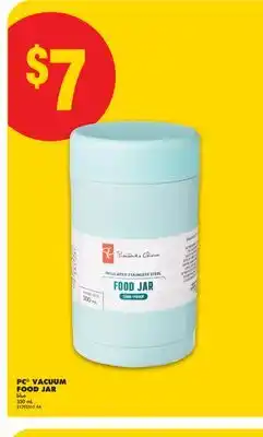 No Frills PC VACUUM FOOD JAR, 350 mL offer