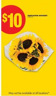 No Frills SUNFLOWER BOUQUET offer