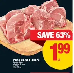 No Frills PORK COMBO CHOPS offer