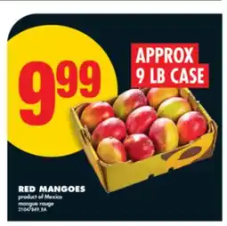 No Frills RED MANGOES, APPROX 9 LB CASE offer