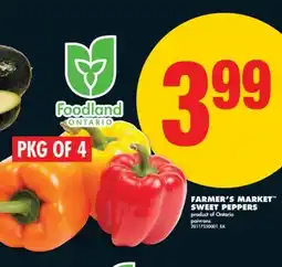No Frills FARMER'S MARKET SWEET PEPPERS, PKG OF 4 offer