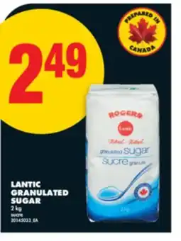 No Frills LANTIC GRANULATED SUGAR, 2 KG offer