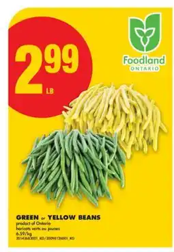 No Frills GREEN OR YELLOW BEANS offer
