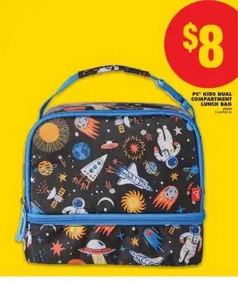 No Frills PC KIDS DUAL COMPARTMENT LUNCH BAG offer