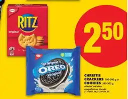 No Frills CHRISTIE CRACKERS, 180-200 g or COOKIES, 240-303 g offer
