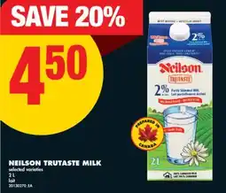No Frills NEILSON TRUTASTE MILK, 2 L offer