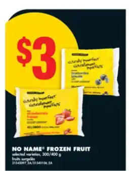 No Frills NO NAME FROZEN FRUIT, 300/400 g offer
