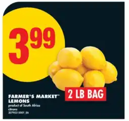 No Frills FARMER'S MARKET LEMONS, 2 LB BAG offer