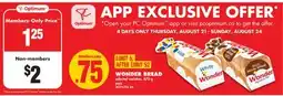No Frills WONDER BREAD, 675 g offer