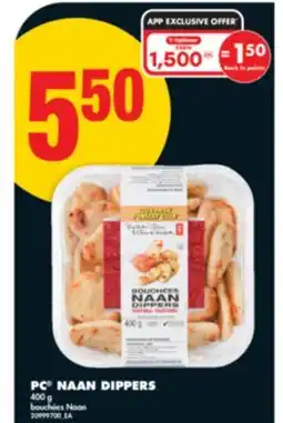 No Frills PC NAAN DIPPERS, 400 g offer