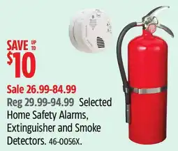 Canadian Tire Garrison Home Safety Alarms, Extinguisher and Smoke Detectors offer