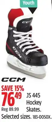Canadian Tire CCM JS 445 Hockey Skates offer