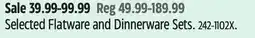 Canadian Tire Paderno Selected Flatware and Dinnerware Sets offer