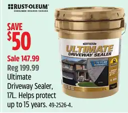 Canadian Tire Rust-oleum Helps protect up to 15 years offer