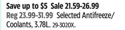 Canadian Tire Prestone Selected Antifreeze/ Coolants offer