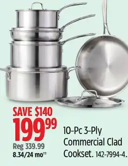 Canadian Tire Lagostina Commercial Clad Cookset offer