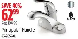 Canadian Tire Principals 1-Handle offer