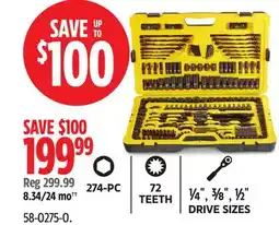 Canadian Tire Stanley Driver Sizes 1/4, 3/8, 1/2 offer