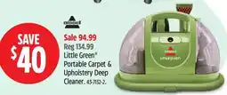 Canadian Tire BISSELL Little Green Portable Deep Cleaner offer