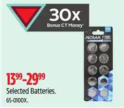 Canadian Tire Noma Selected Batteries offer