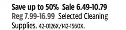 Canadian Tire Selected Cleaning Supplies offer