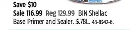 Canadian Tire Zinsser BIN Shellac Base Primer and Sealer offer