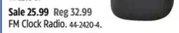 Canadian Tire FM Clock Radio offer