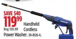 Canadian Tire Simoniz Handheld Cordless Power Washer offer