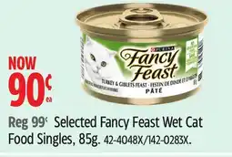 Canadian Tire Purina Selected Fancy Feast Wet Cat Food Singles offer