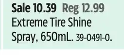 Canadian Tire Armor All Extreme Tire Shine Spray offer