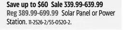 Canadian Tire Jackery Solar Panel or Power Station offer