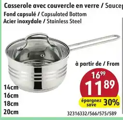 Sushi Shop Saucepan with Glass Lid offer