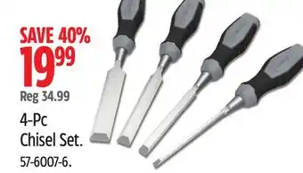 Canadian Tire MAXIMUM 4-Pc Chisel Set offer