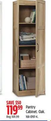 Canadian Tire Sauder Pantry Cabinet offer