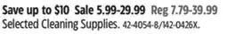 Canadian Tire Vileda Selected Cleaning Supplies offer